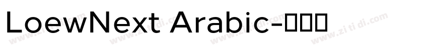 LoewNext Arabic字体转换